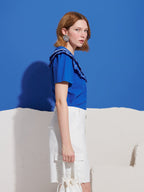Aegean Trim Blouse