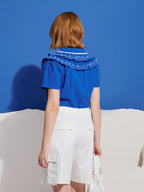 Aegean Trim Blouse