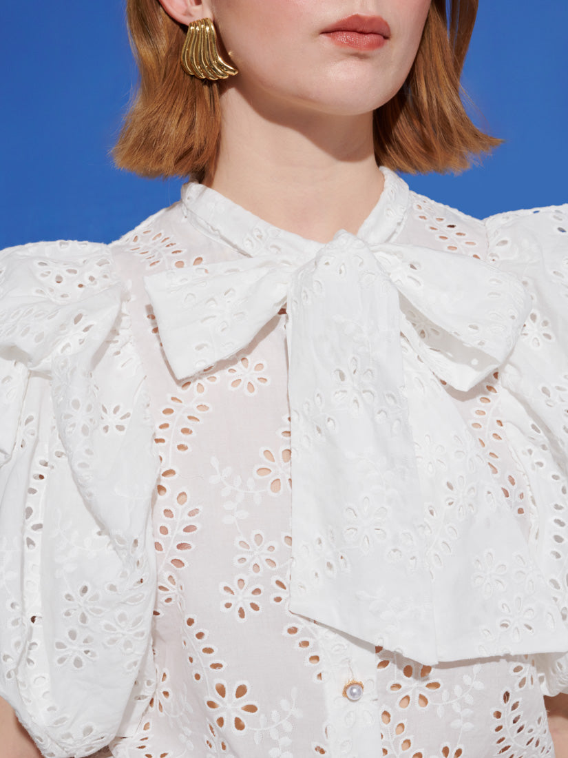 Sofia Bow Blouse