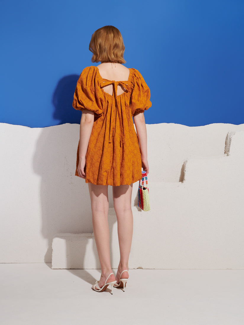 Orange Blossom Mini Dress