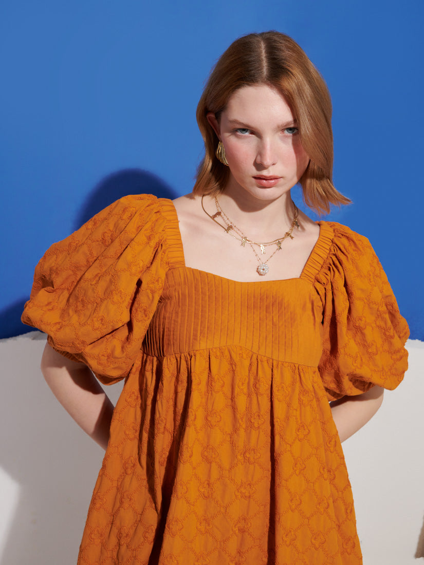 Orange Blossom Mini Dress