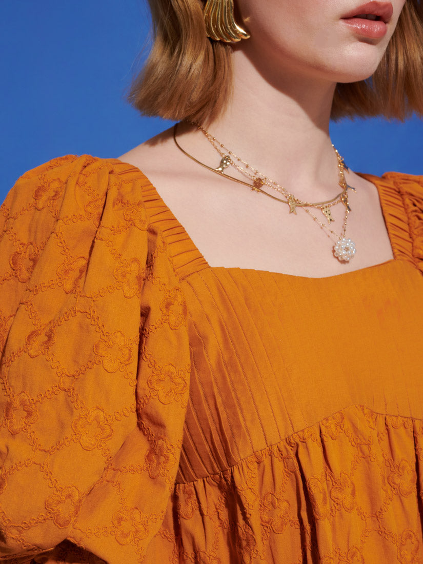 Orange Blossom Mini Dress