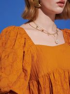 Orange Blossom Mini Dress