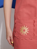 Island Life Embroidered Mini Dress