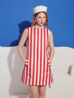 Tinos Stripe Mini Dress