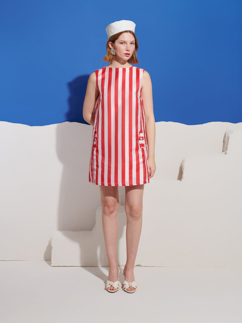 Tinos Stripe Mini Dress