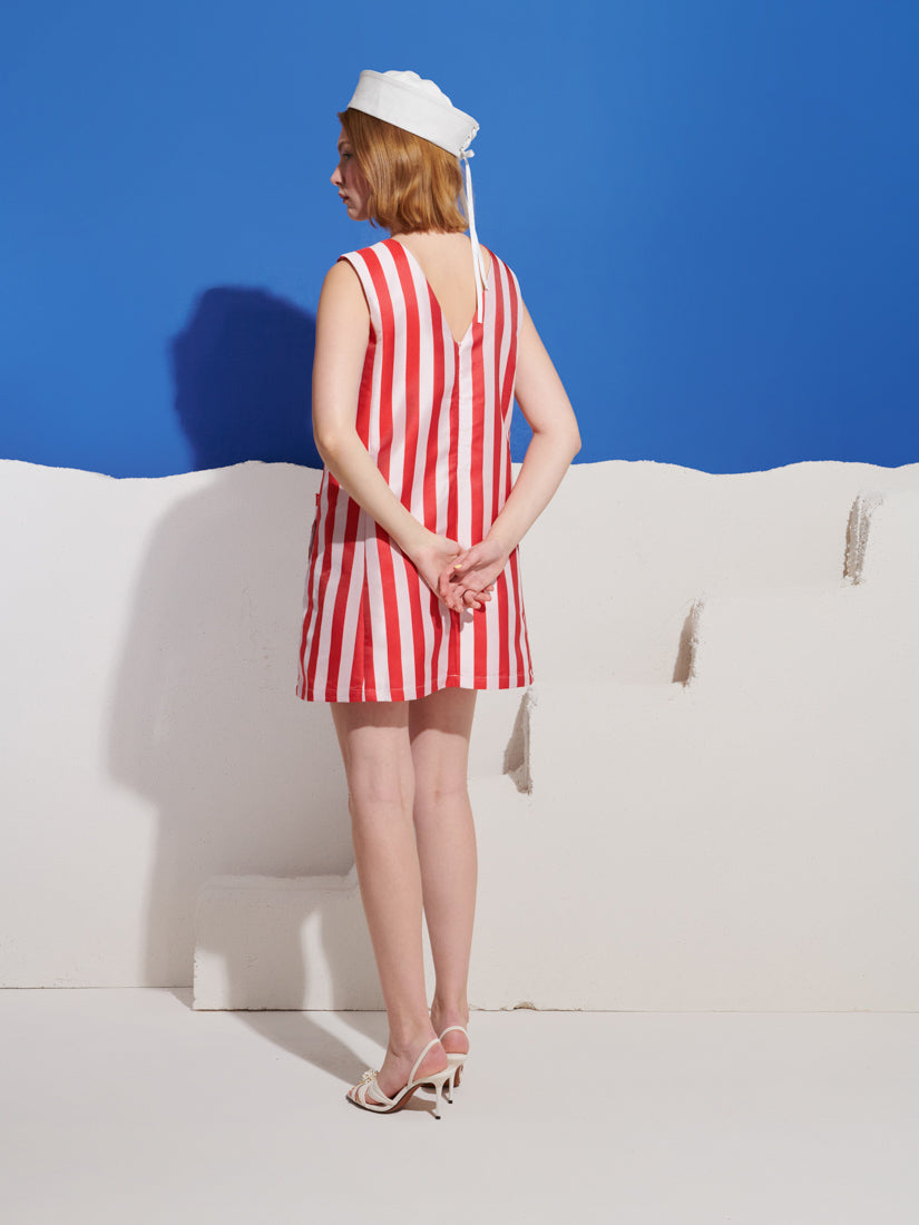 Tinos Stripe Mini Dress