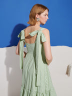 Caper Stripe Maxi Dress