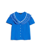 Aegean Trim Blouse