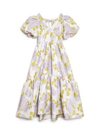 Fig Flora Jacquard Midi Dress