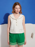 Breeze Tweed Sailor Top