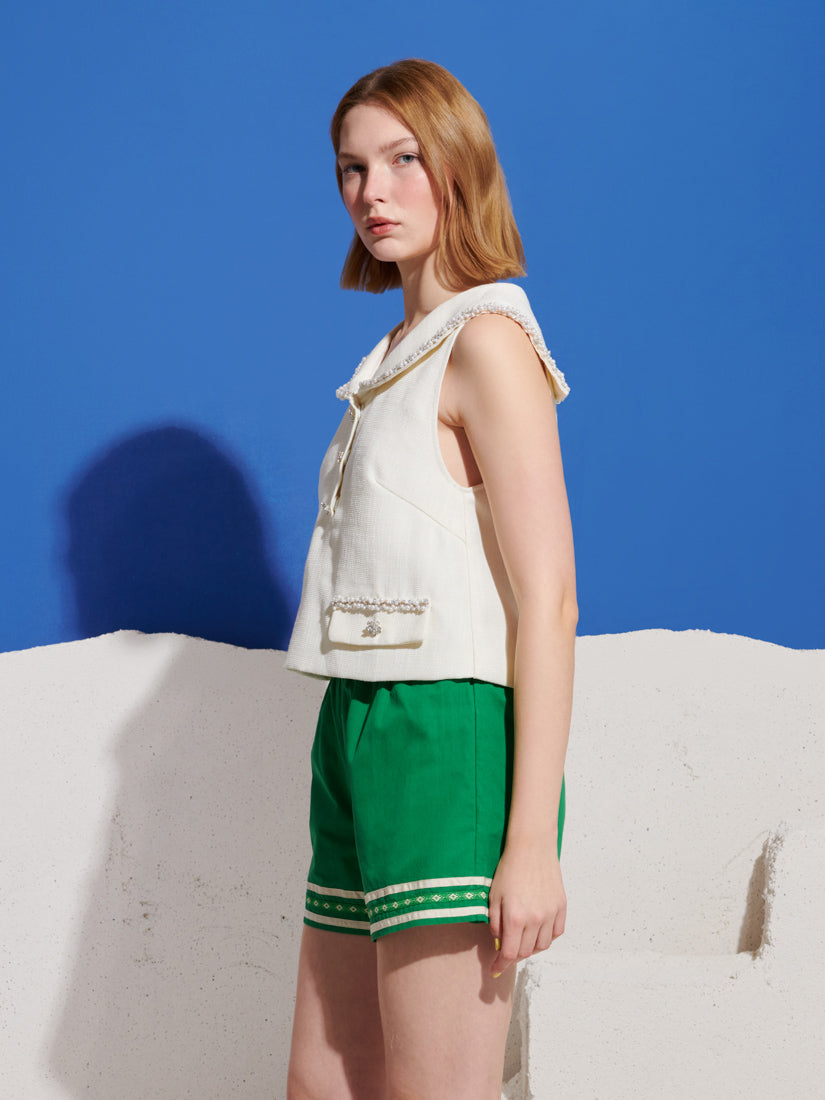 Breeze Tweed Sailor Top