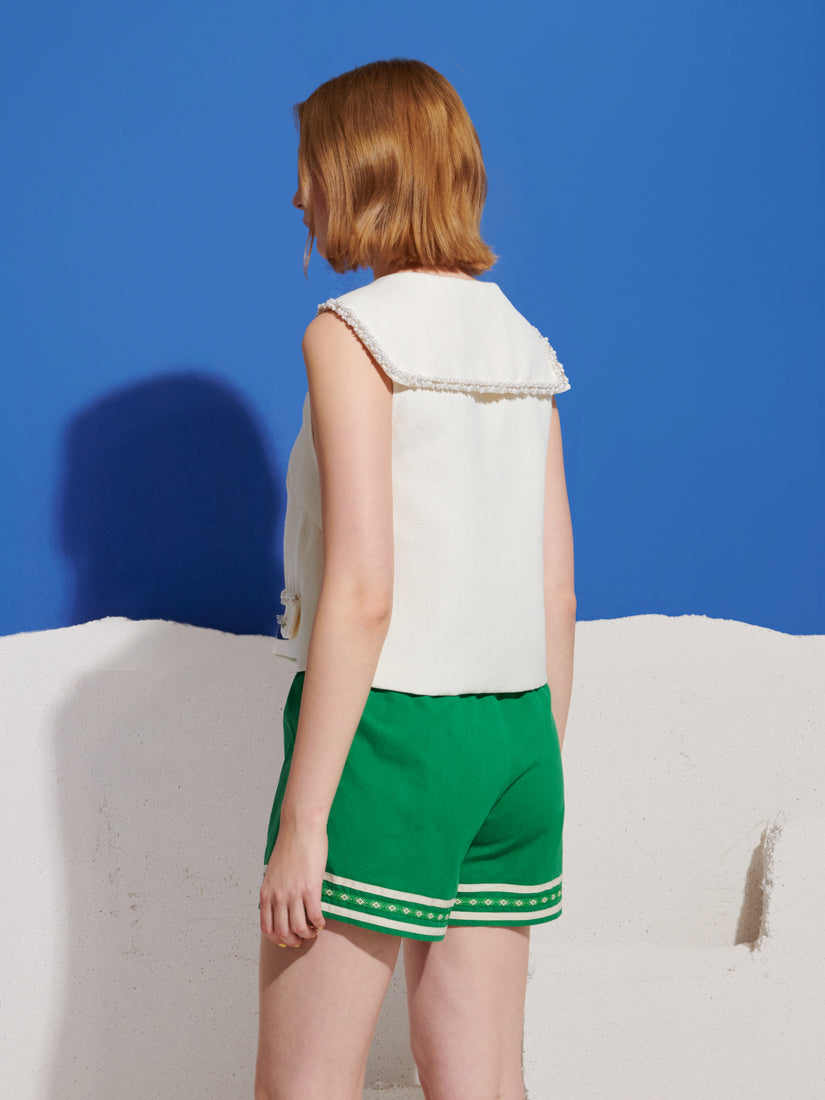 Breeze Tweed Sailor Top