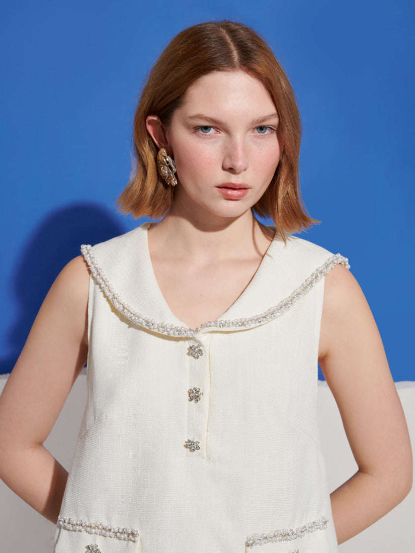 Breeze Tweed Sailor Top